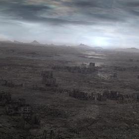 Terrain Horizon Postapocaliptic Landscape 15